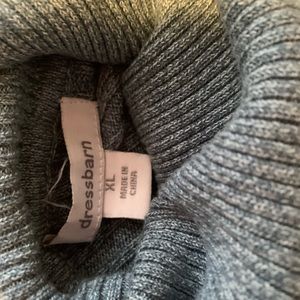 Sweater turtleneck blue/green